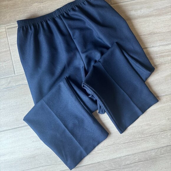 Alfred Dunner Navy Elastic Waist Pants 16 – NWOT - Picture 3 of 6